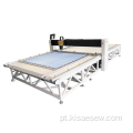 Máquina de costura de quilting chnki com laser